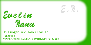 evelin nanu business card